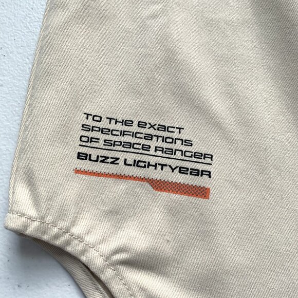 Disney Buzz Lightyear Shacket Button Down Toy Story Star Command Size 5/6 NWT - Picture 3 of 8